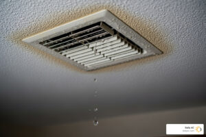 how to fix leaking ac vent