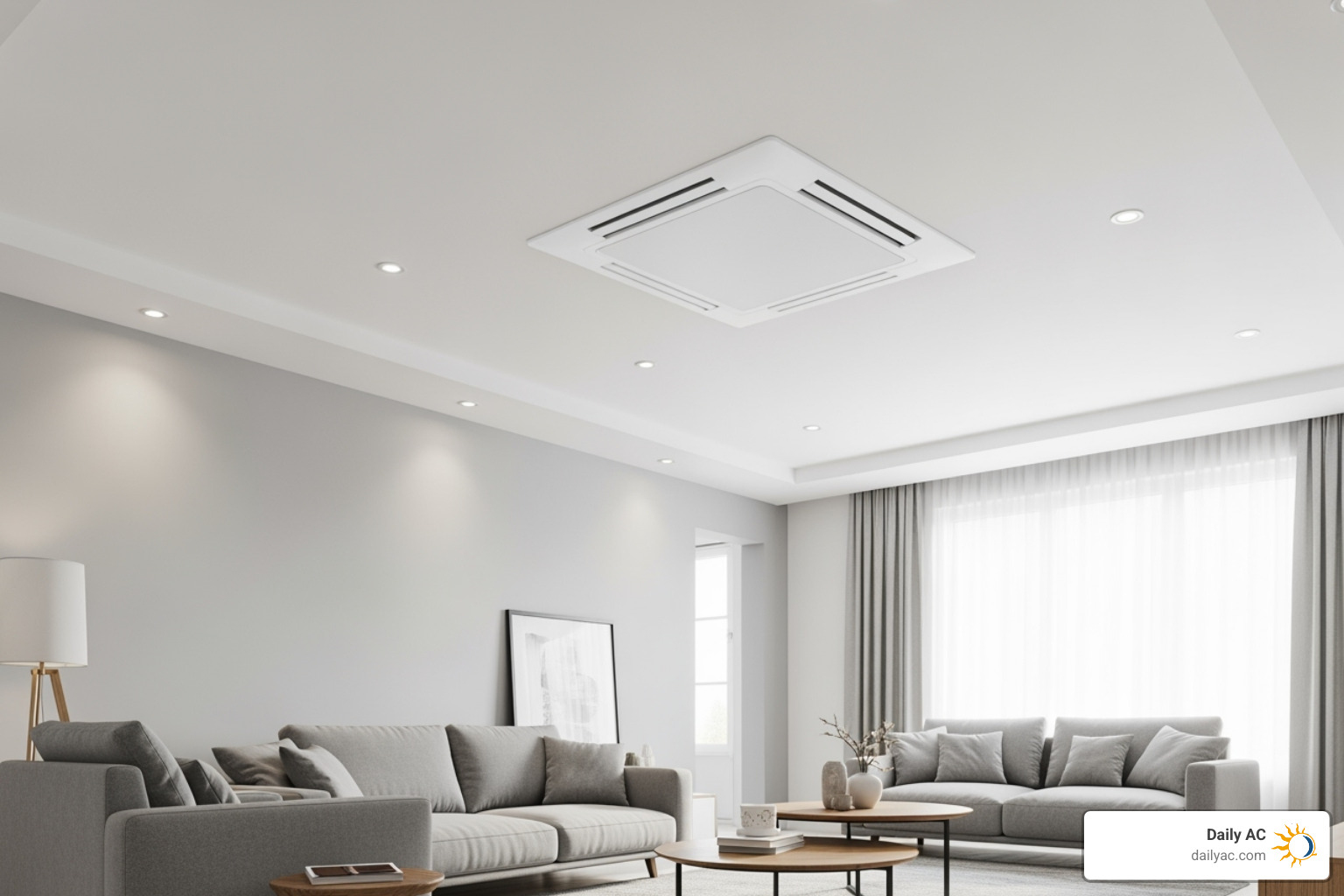 Blog 4 ceiling mounted mini split