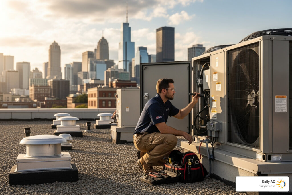 Commercial AC tune-up