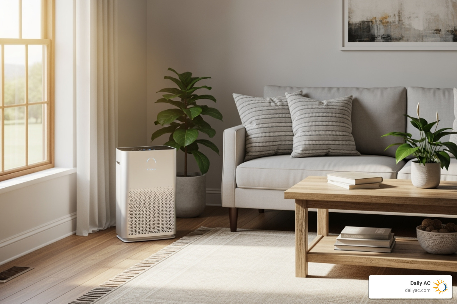 quiet air purification system